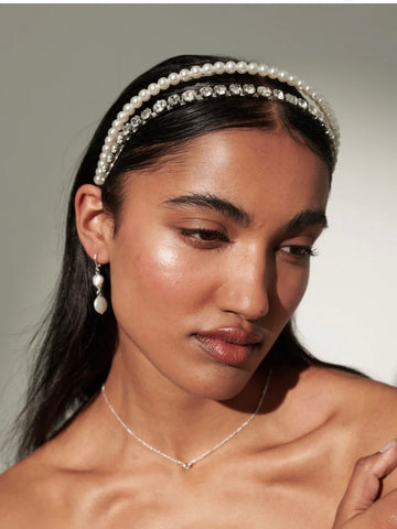 Jill Head Band - Pearl