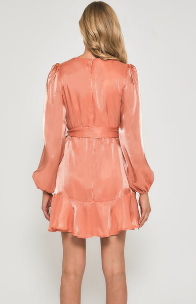 Caroline Dress - Peach