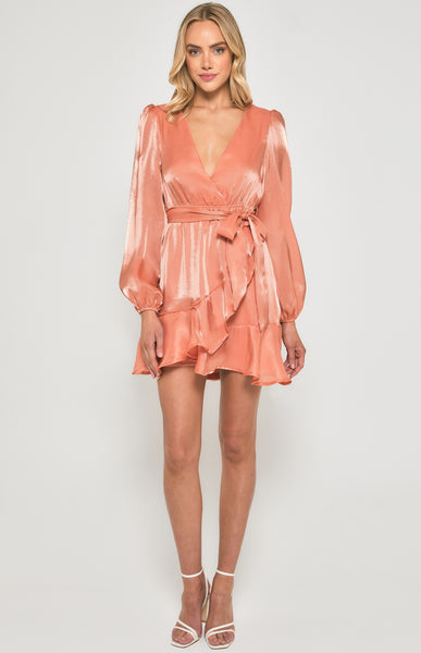 Caroline Dress - Peach