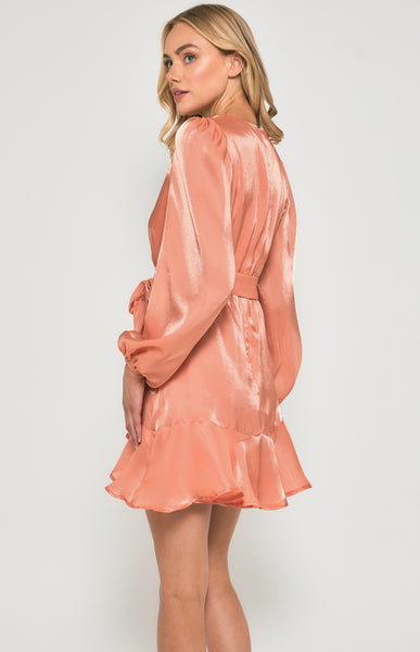 Caroline Dress - Peach