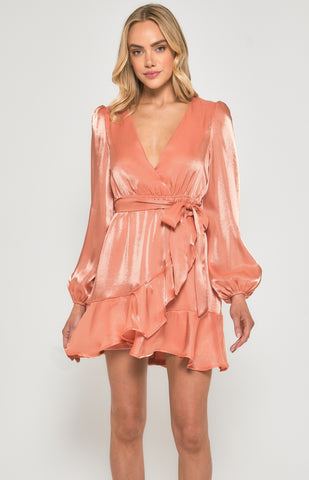 Caroline Dress - Peach