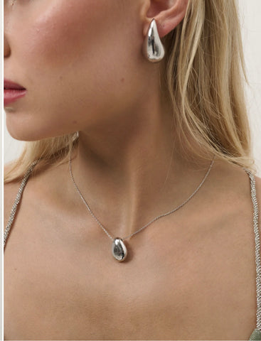 Rachel Earrings - Silver Plated