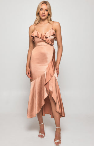 Selena Dress - Bronze